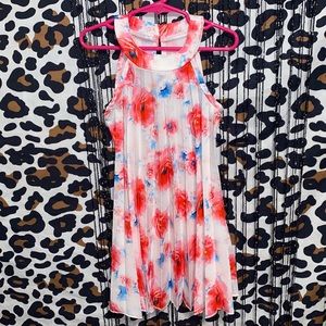 LITTLE GIRLS BEAUTIFUL FLOWER DRESS WITH MATCHING HEADBAND